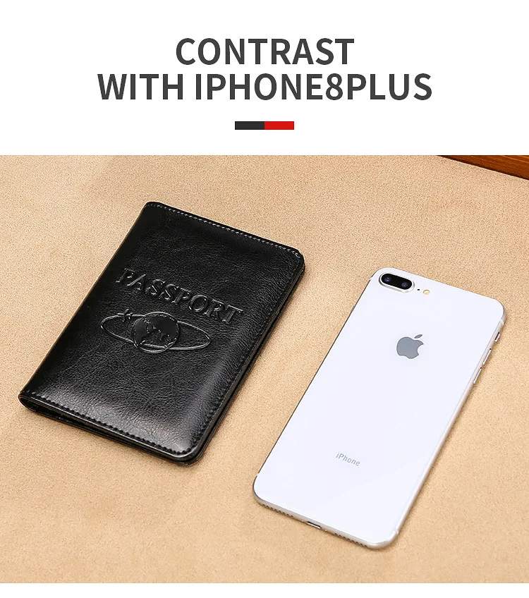 Держатель для паспорта, RFID Блокировка, натуральная кожа, на обложке, для паспорта, сумка, многофункциональный, для путешествий, авиа, кожаный чехол, кошелек