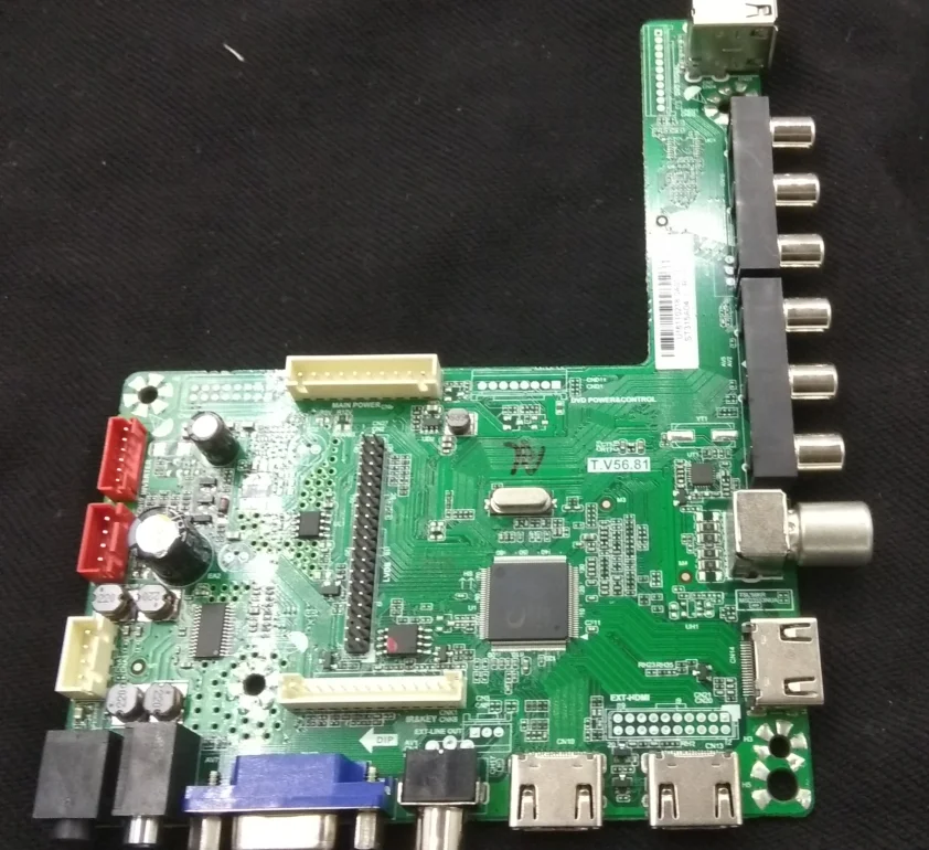 

2pcs T.V56.81 + 4 pcs 10 bit LVDS + 25pcs 1ch 6-bit 20pins LVDS