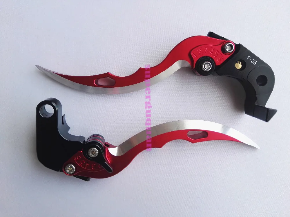 Новые рычаги тормоза и сцепления для мотоциклов с чпу стиль лезвия Suzuki GSXR600 GSXR750