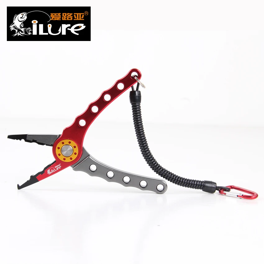 

iLure 18*3.2cm 200g Tungsten Steel Fishing Pliers Multi-function Lure Fishing Tool Multi-purpose Braid Cutter Fishing Scissors