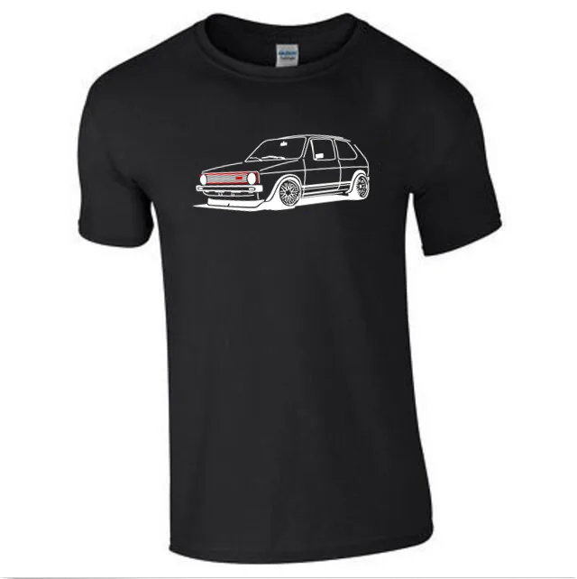 Подробная информация о GOLFS 1 Gti MK1 Футболка вентиляторы GTI Fan футболка тюнинг