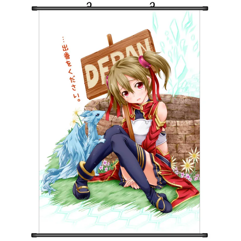 Обновленный аниме декоративные картинки Sword Art Online SAO Silica Ayano Keiko домашний Декор