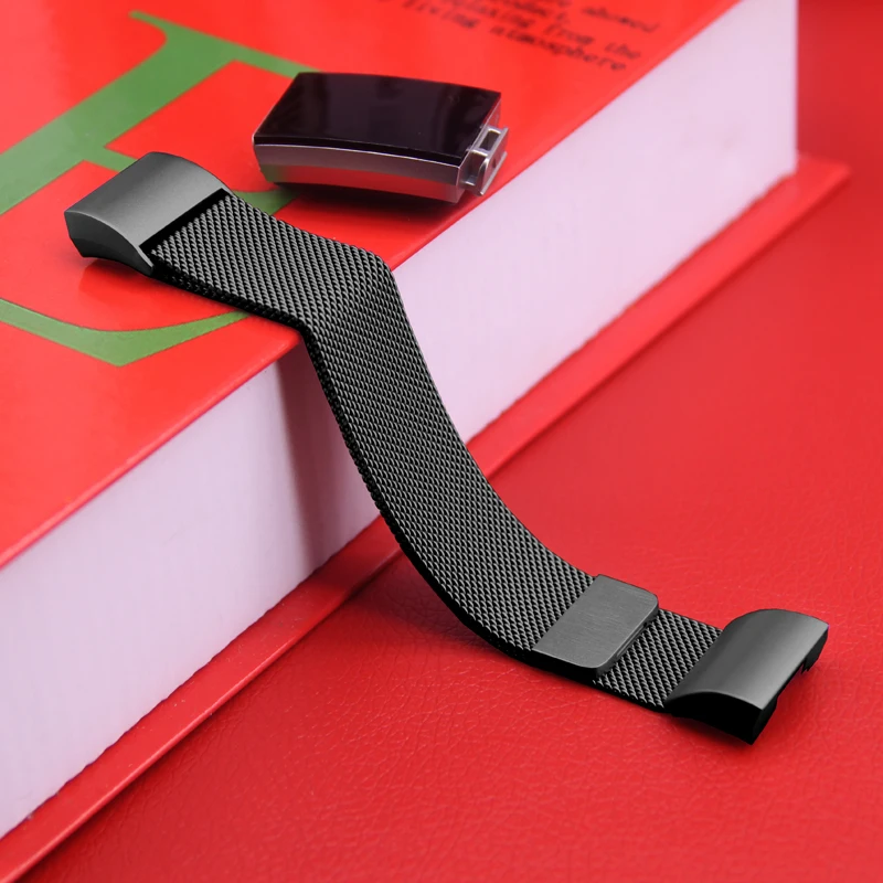 JKER нержавеющая сталь Магнитная Миланская петля ремешок для Fitbit Charge 2 замена Браслет ремешок для Fitbit Charge 3 ремешок для часов