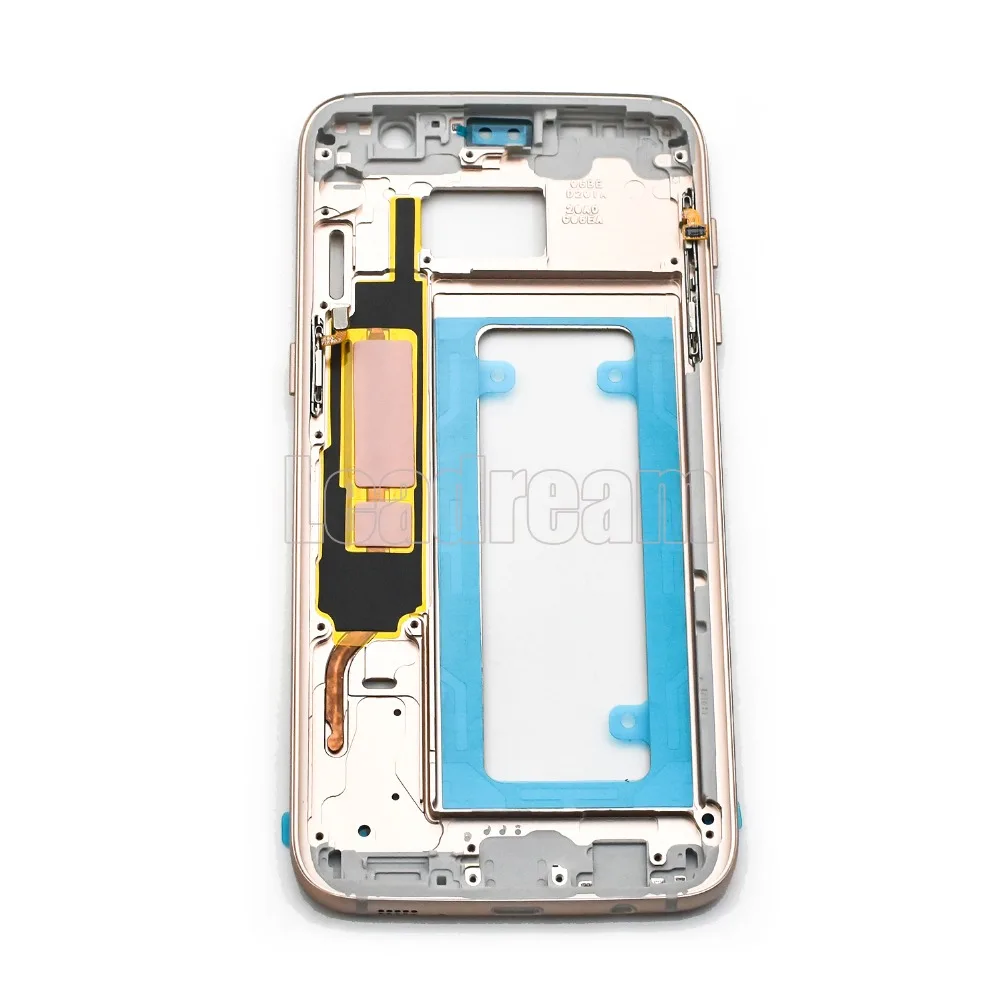 

20pcs/lot DHL Shipping middle frame Bezel Housing Repair Parts For Samsung Galaxy S7 edge G935 +Side Buttons +Card Tray
