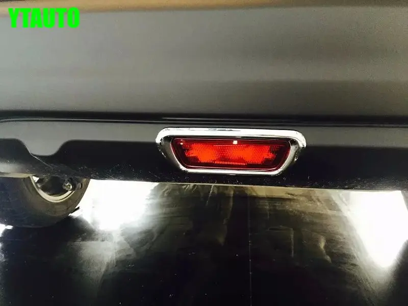 Автомобильная задняя противотуманная фара и стоп сигнал для Nissan Qshqai 2015 2016 ABS chrome 3