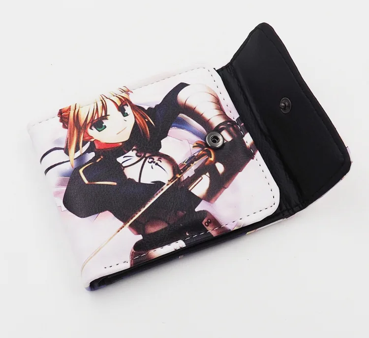 Японский аниме Fate Stay Night Zero Saber Altria Pendragon PU короткий кошелек с красочным принтом|print