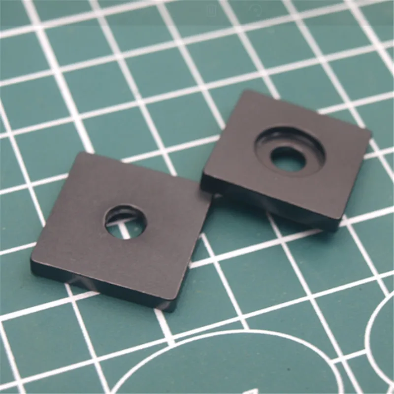 Черный анодированный алюминиевый концевой колпачок Штабелируемый для V