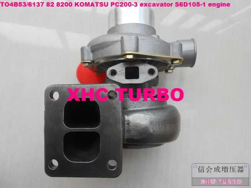 НОВЫЙ TO4B53/6137 82 8200 465044 -0261 Турбокомпрессор для двигателя экскаватора KOMATSU PC200-3 S6D105-1