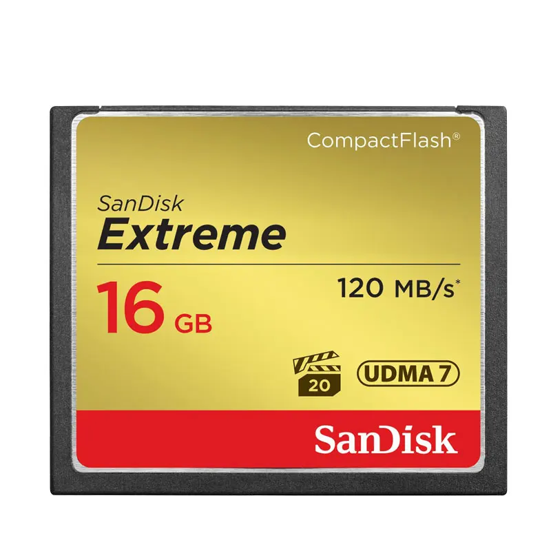 Sandisk Extreme Cf карта памяти 32 Гб CompactFlash 4K Full HD видео компактная вспышка до 120 МБ/с./с ГБ