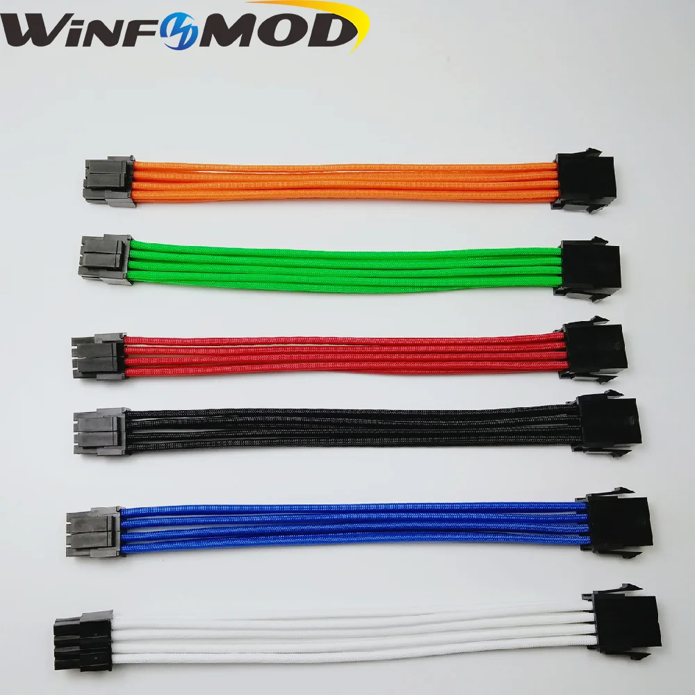 ATX EPS CPU 8-контактный разъем гнездо-штекер 4 + 4-контактный 18AWG PSU удлинитель/кабель с