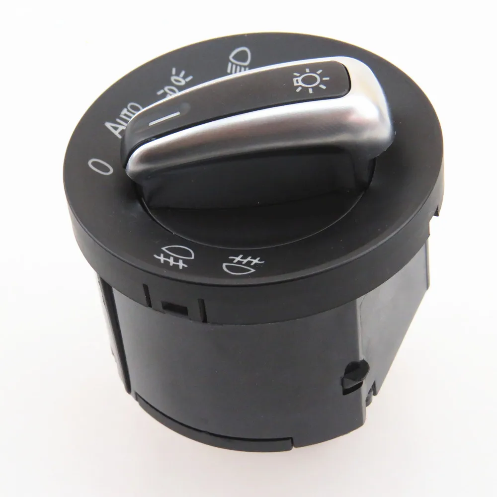 Хромированная ручка переключатель фар FHAWKEYEQ для VW Rabbit Tiguan Passat B6 3C Jetta MK5 MK6 Golf 5ND941431B