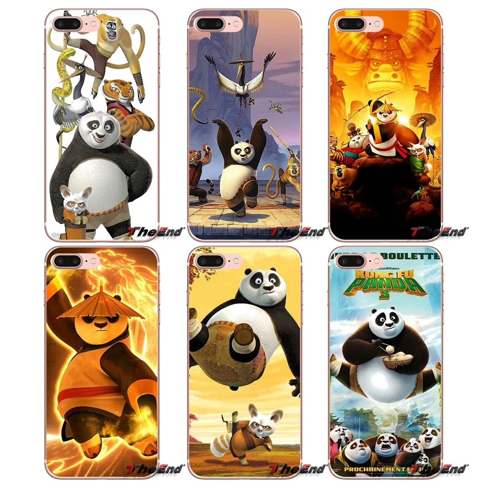 Силиконовый ТПУ чехол для Sony Xperia Z Z1 Z2 Z3 Z5 compact M2 M4 M5 E3 T3 XA Aqua LG G4 G5 G3 G2 Mini Kung Fu Panda 2