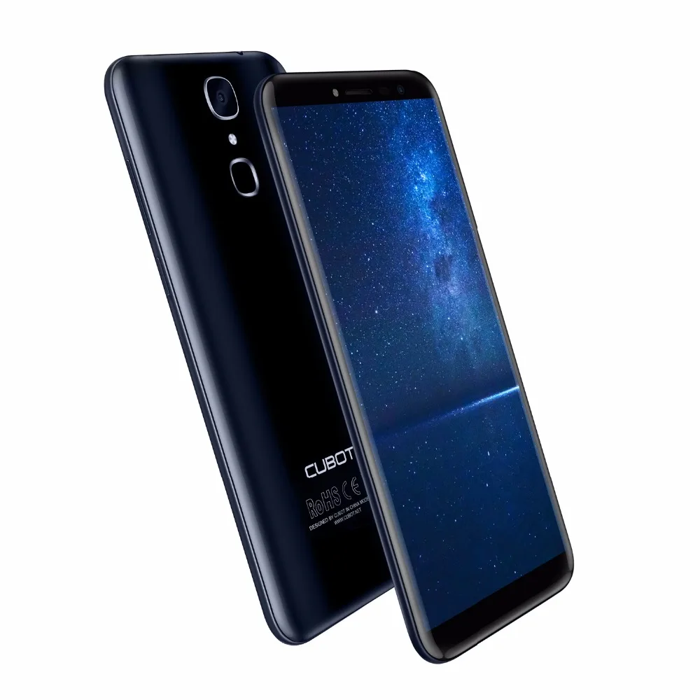 Cubot X18 3 ГБ ОЗУ 32 Гб ПЗУ 5 7 &quot18:9 Edge Less экран Android 0 MT6737T четырехъядерный смартфон 13MP
