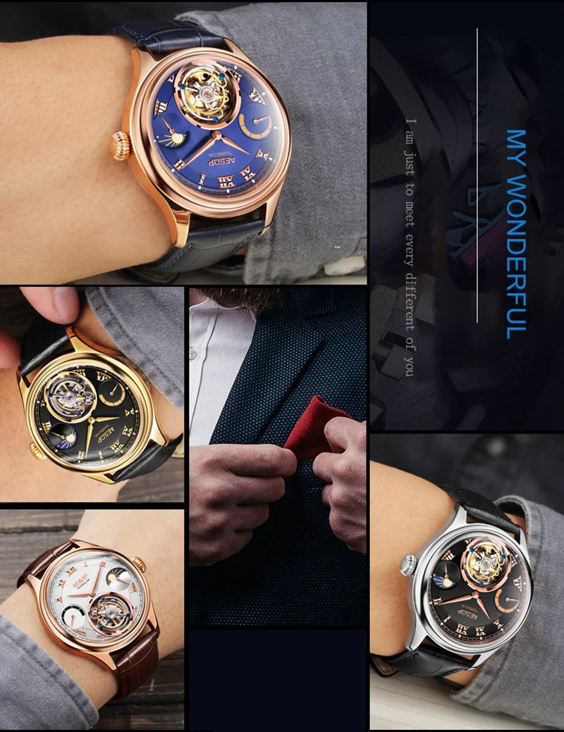 Мужские механические часы Moon Phase Tourbillon от ведущего бренда, роскошные часы с сапфировым циферблатом, часы с настоящим Tourbillon, мужские часы s relogio masculino