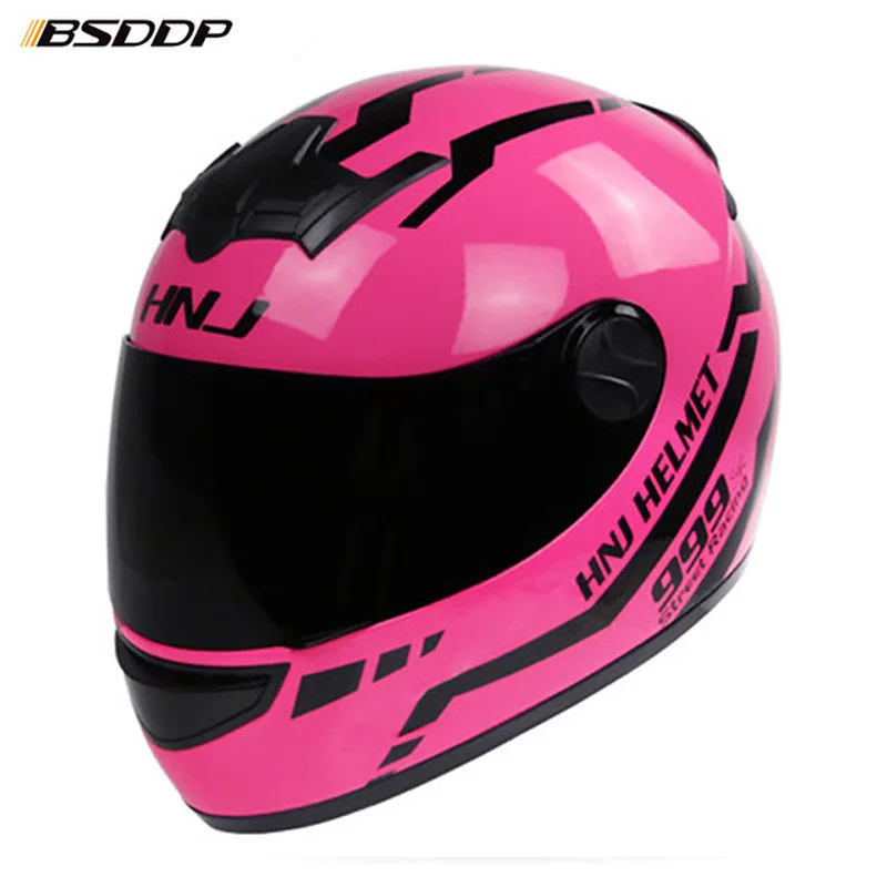 Мотоциклетный шлем Casco Moto для мужчин защитный на все лицо из АБС пластика езды