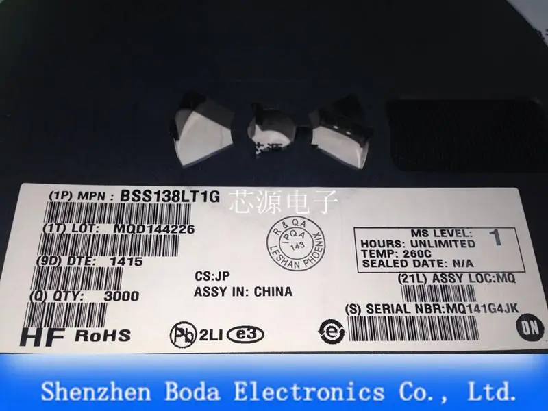 Модуль 100 шт. BSS138 BSS138LT1G J1 SOT23 оригинальный и новый Бесплатная доставка |