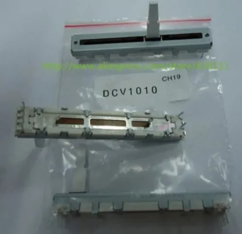 DJM600 Putter B10K 10KBX2 60 мм скользящий потенциометр громкости Fader|60mm slide potentiometer|slide