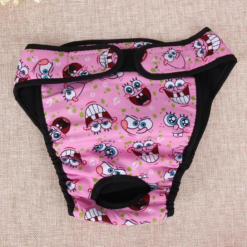 Pet физиологические менструальные штаны Хлопок Смешанный S/M/L/XL Большой памперс подгузники для собак Регулируемый самоед сука шорты