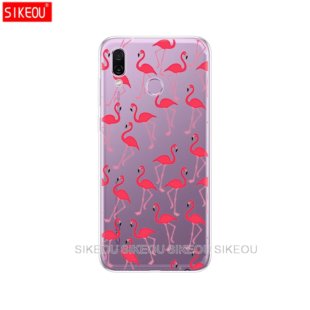 61015 Силиконовый чехол для huawei Honor Play 6,3 ''декоративными рисунками из силикона и мягкого Задняя накладка чехла из ТПУ для huawei Honor Play Защищает Корпус чехол бампер - Цвет: 61015