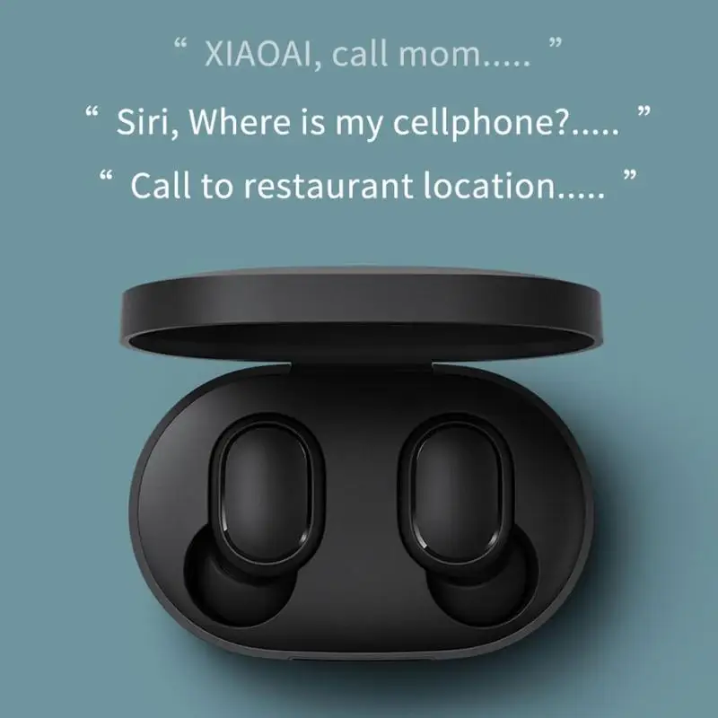 Xiaomi Redmi AirDots True Беспроводные bluetooth 5,0 наушники DSP активная шумоподавление гарнитура с микрофоном наушники для смартфона
