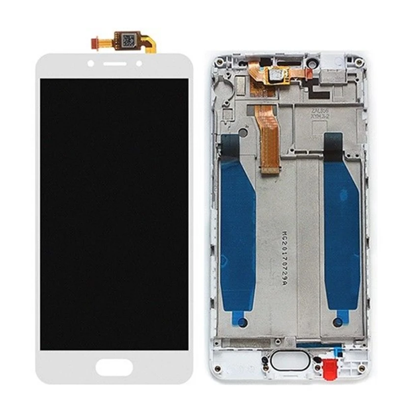 Для MEIZU M5C Полный ЖК дисплей кодирующий преобразователь сенсорного экрана в сборе