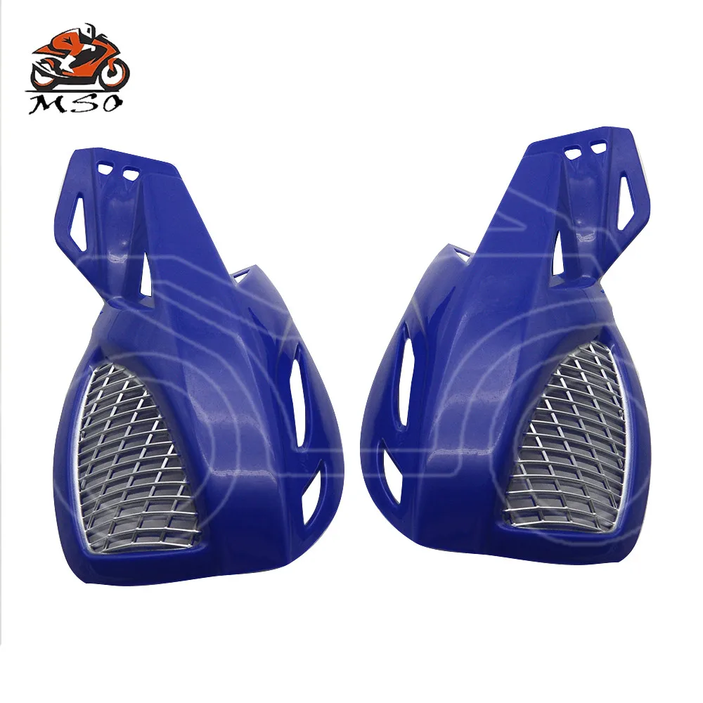 Синий Универсальная защита рук мотоцикла защита рук протектор для Kawasaki Suzuki Honda Yamaha KTM SX EXC XCW SMR мото байк квадроциклы 22 мм - Цвет: Синий