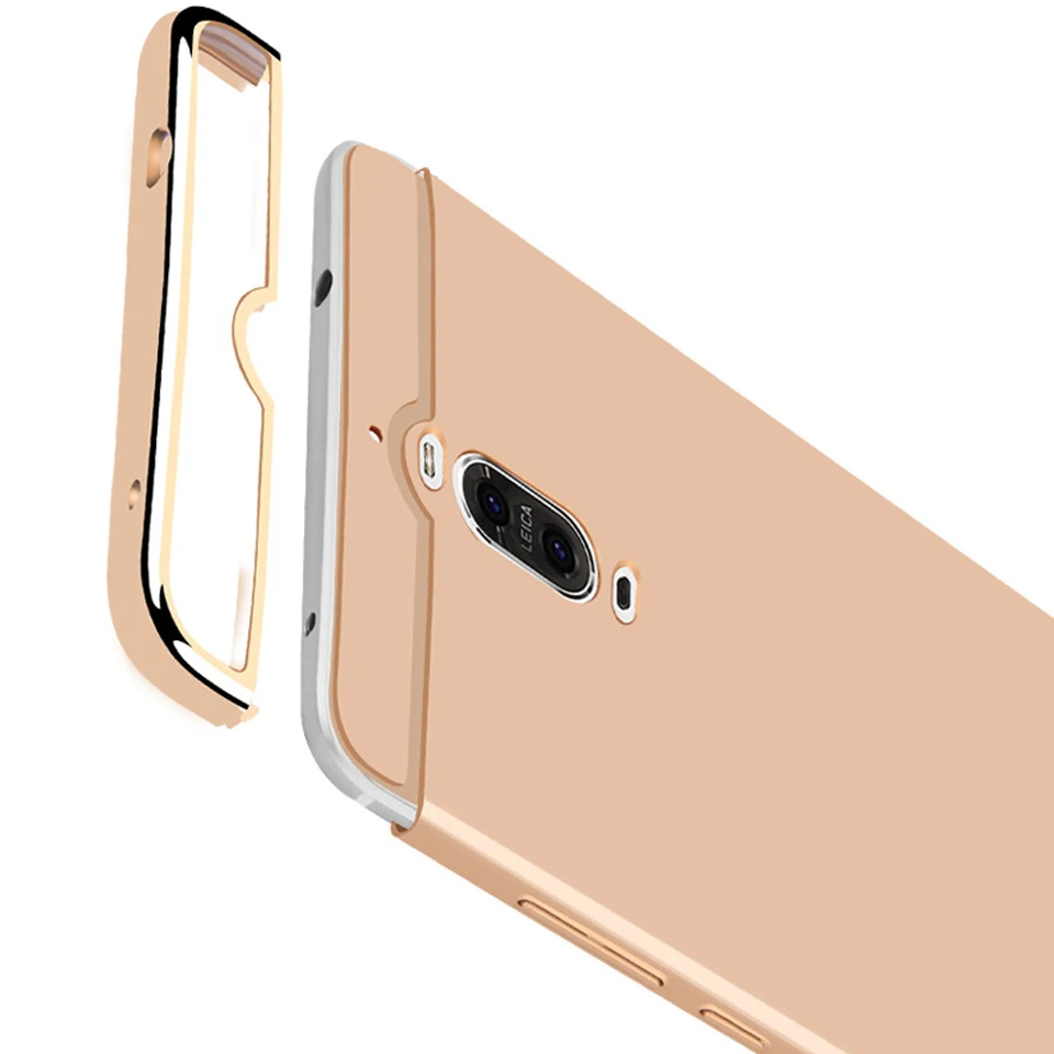 Гибридный жесткий чехол 3 в 1 для Huawei Mate 8 9 10 ProP8 P9 Lite 2017 Honor 6A 7X блестящий