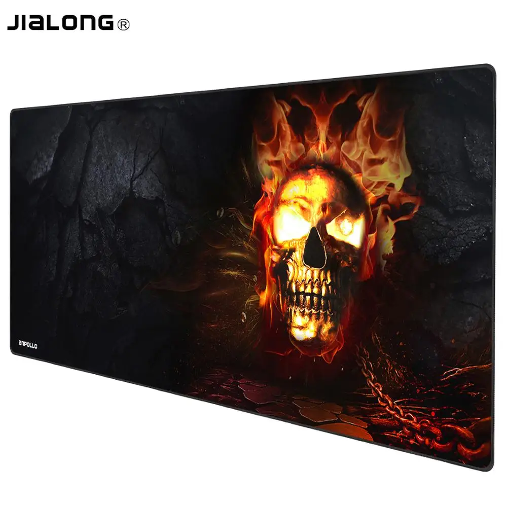 JIALONG большой игровой коврик для мыши(900x400x3 мм) XXL расширенный коврик для мыши водостойкий коврик для клавиатуры с нескользящей резиновой основой