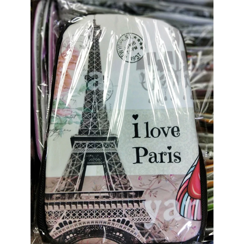 

FORUDESIGNS 16inch Children Paris Eiffel Tower Printing Backpacks Vintage Canvas Kids School Bag for Girls Women Backbag Mochila