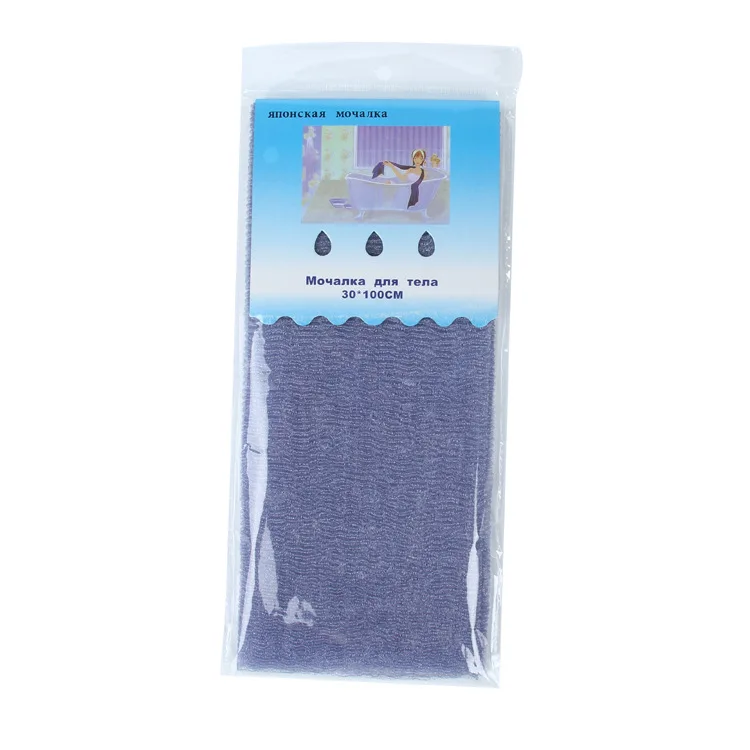 Нейлоновые японские отшелушивающие губки для душа 6 шт./лот кожи полотенце мытья