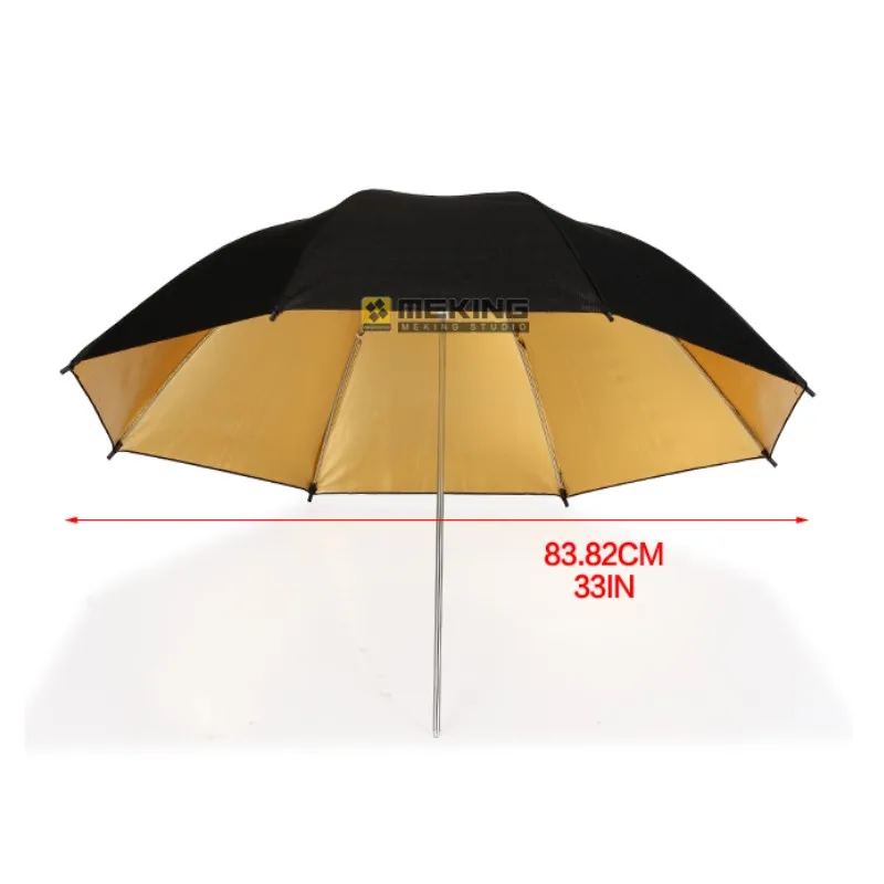 2 шт. зонтичное освещение Meking золотисто черное 84 см/33 дюйма|umbrella softbox|for photographersumbrella
