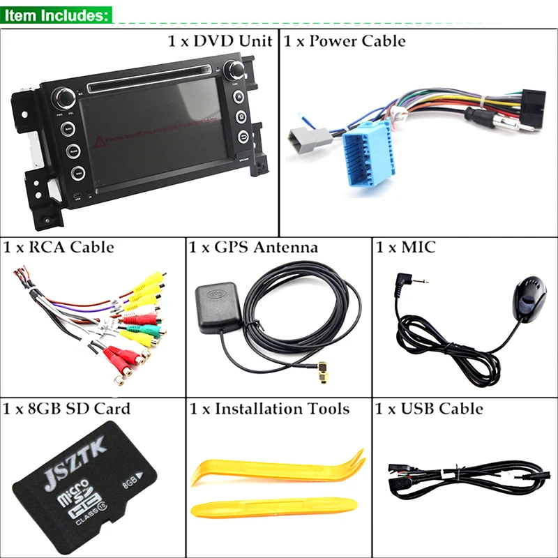 Sinairyu Cortex-A53 Android 7.1 автомобиль DVD GPS Радио для Suzuki Grand Vitara 2005-2011 IPS 4 г Wi-Fi навигации