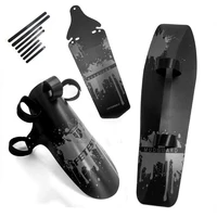 bicycle mudguard set cycling accessory bike fenders downtubefront rear mud guard for mtb road bike accessories 3 pieces