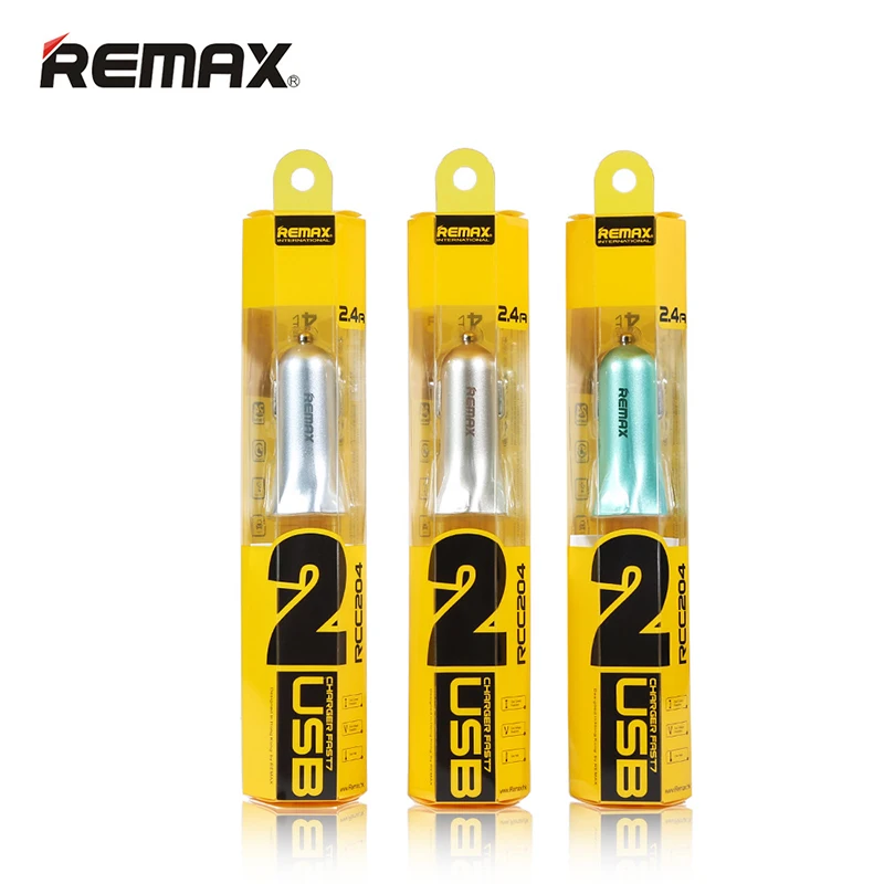 Remax марка автомобиля Зарядное устройство 5 В/3.4a быстро для телефона MP3 GPS игры