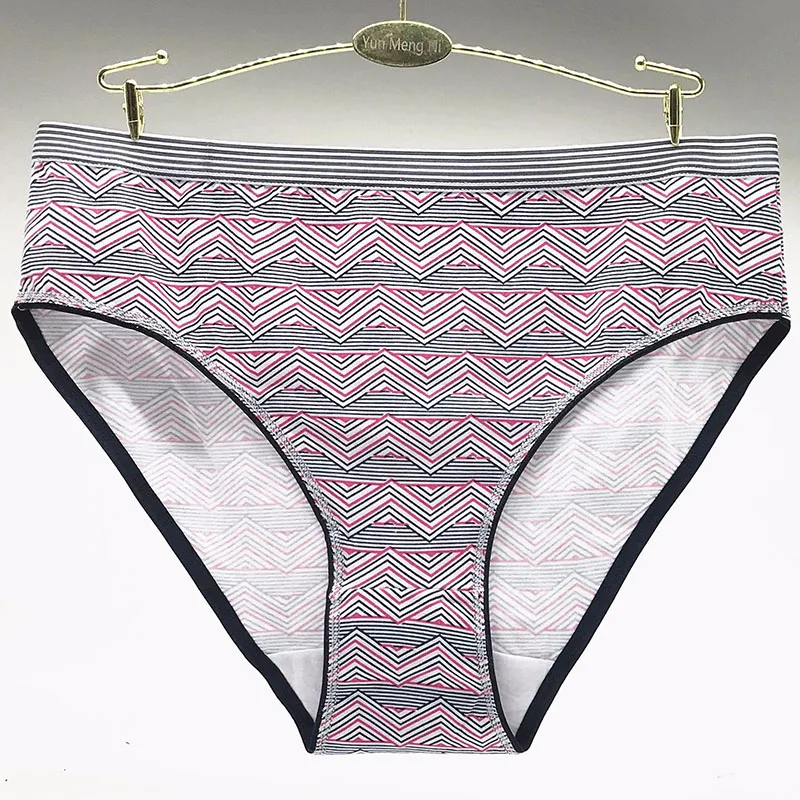 1 шт. XXL XXXL 4XL большие размеры женские модные трусы милое нижнее белье из 95% хлопка