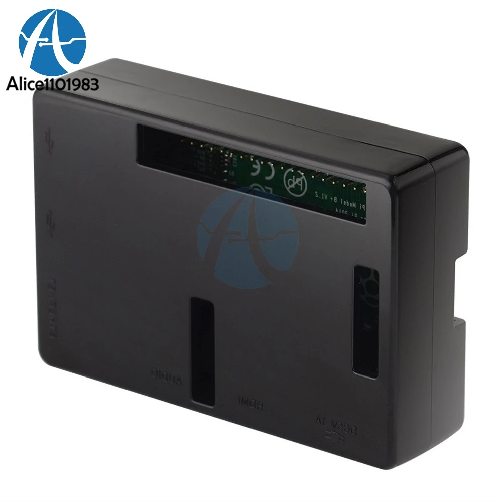 ABS V2 V2.0 чехол Корпус для всех портов Raspberry Pi 2 Модель B + черный прозрачный Diy Kit Electronic