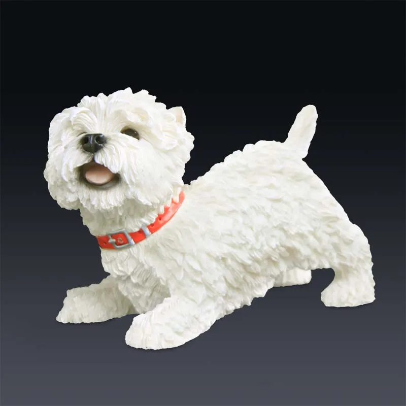 Модель собаки Mnotht 1/6 для Великобритании посмотрите на West Highland Terrier модель из смолы