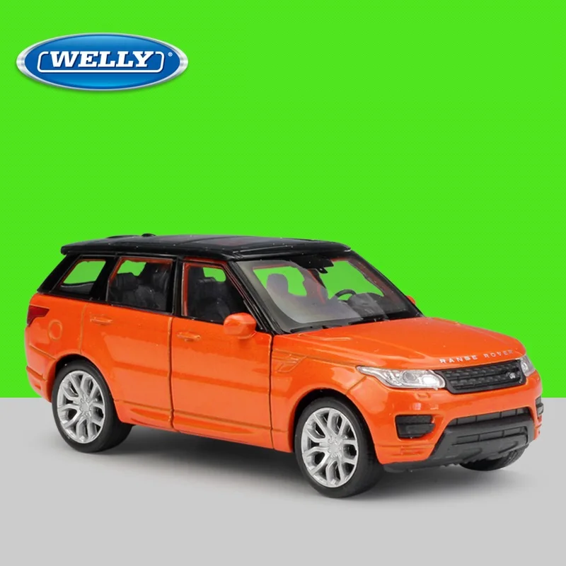 1:36 Welly Range Rover Sport SUV сплав игрушки тянуть назад литья под давлением модель автомобиля