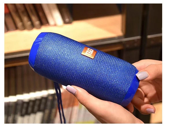 blue TG117 портативный динамик водонепроницаемый Bluetooth динамик открытый сабвуфер бас беспроводной динамик s мини Колонка коробка громкий динамик FM TF - Цвет: blue