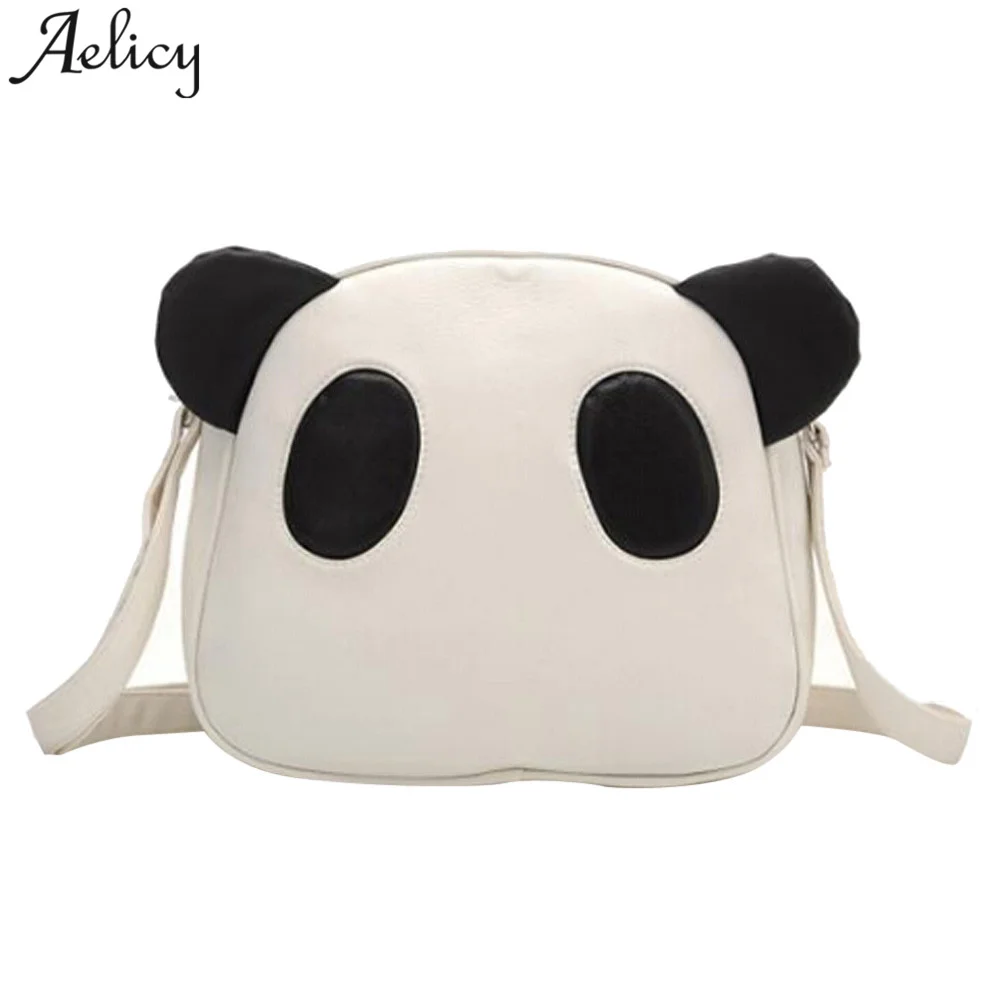 Aelicy Women's Fashion Cute Panda Leather Handbag 2020 New Design Ladies Purses And Hand Bags Crossbody For Women | Багаж и сумки