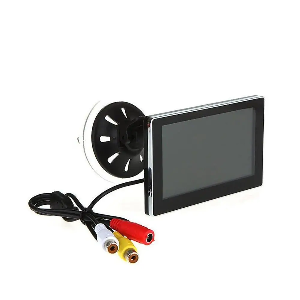 4.3 inch LCD display auto rear view backup Monitor Screen For parking reversing Anti-glare Blue car Mirror Montior car-detector |