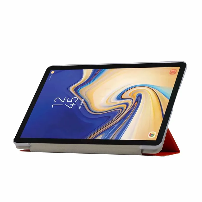 Новый складной чехол книжка с подставкой для Samsung Galaxy Tab S4 10 5 T830 T835 T837 Прозрачный