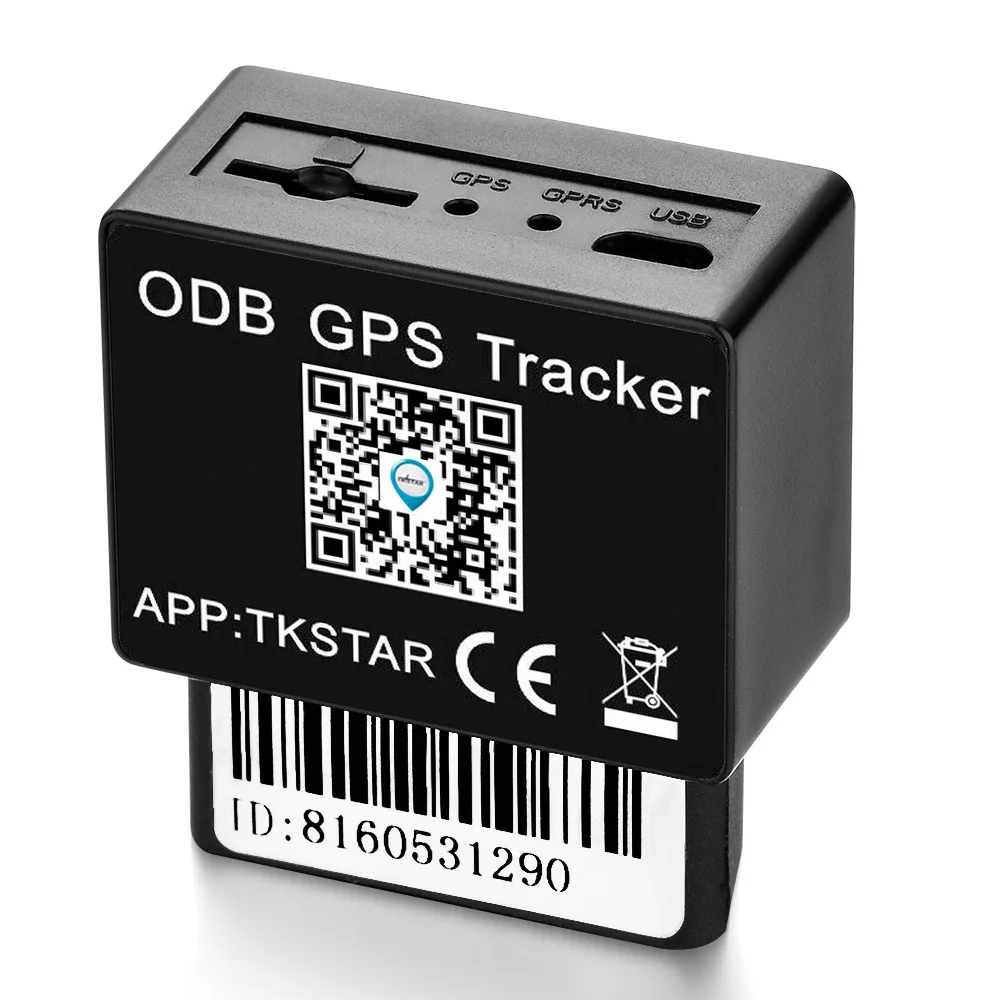 TK816 OBDII SIM карта GPS трекер с диагностической функцией бесплатным отслеживанием веб