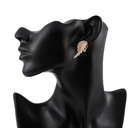 Женские серьги с крыльями ангела роскошные гвоздики кристаллами BDKP|earrings jewelry|ear