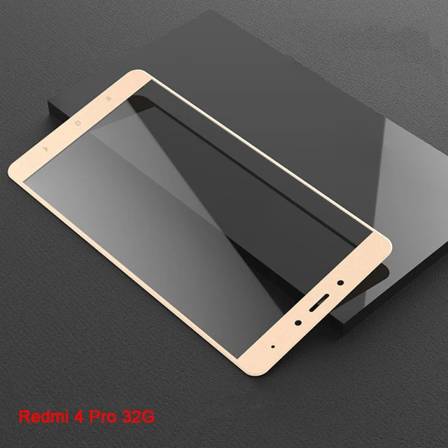 Gold 32G LEPHEE для Xiaomi Redmi 4 закаленное стекло для Redmi 4 Pro стекло защитная пленка полное покрытие для Redmi 4 Prime глобальная версия - Цвет: Gold 32G