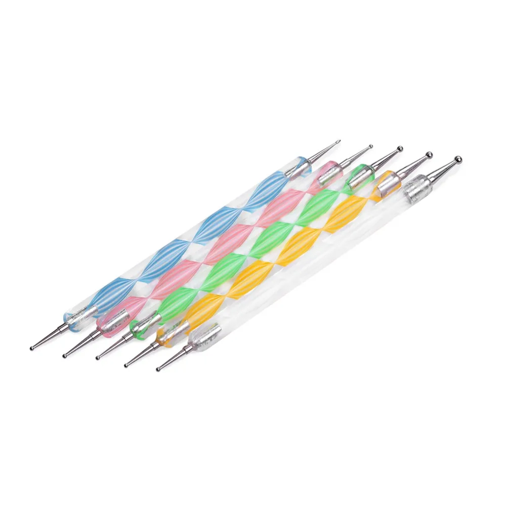 5 шт./компл. 2 сторонняя точечная ручка набор инструментов для рисования и дизайна