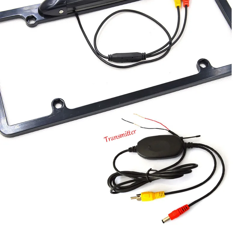 

8 IR Infrared Light Car Rearview Camera HD Waterproof for USA Canada License Plate Frame Wireless