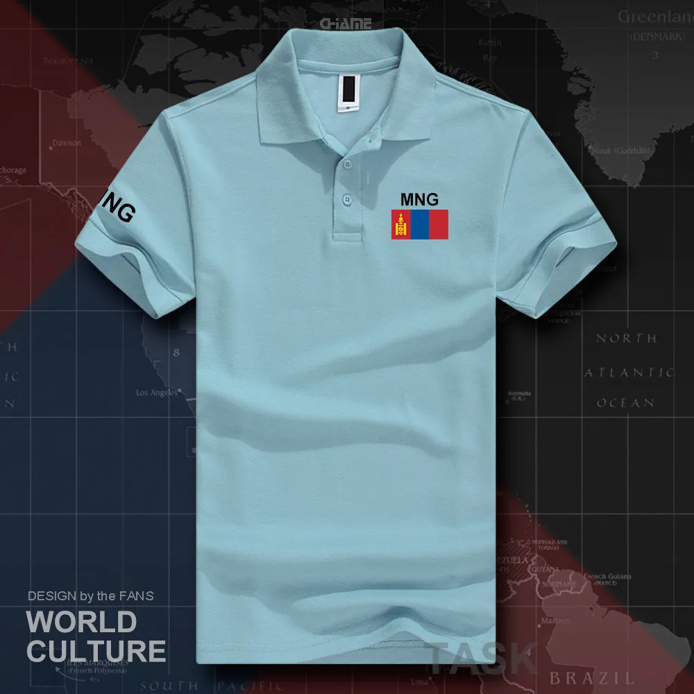 Mongolia polo shirts men short sleeve white brands printed for country 2017 cotton nation team flag new MNG Mongol Mongolian | Мужская