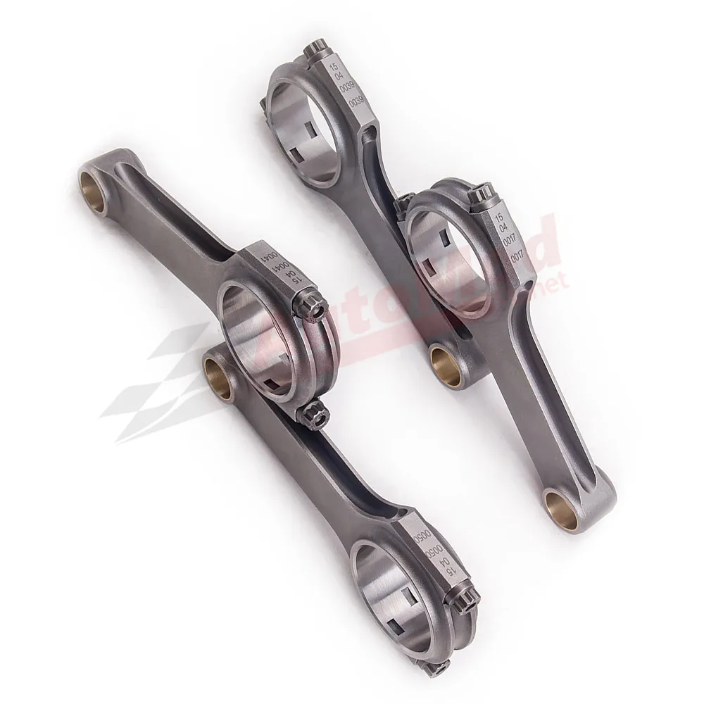 Fit Nissan 200SX SR20DET SR20 шатун ARP 2000 болт 800HP сбалансированный шатуны коленчатого вала 4340