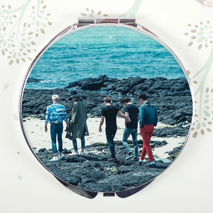 Kpop Ulzzang Звездные товары BIGBANG сделанное зеркало для альбома косметическое